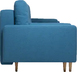 Фотография синего дивана 'D-31' в профиль